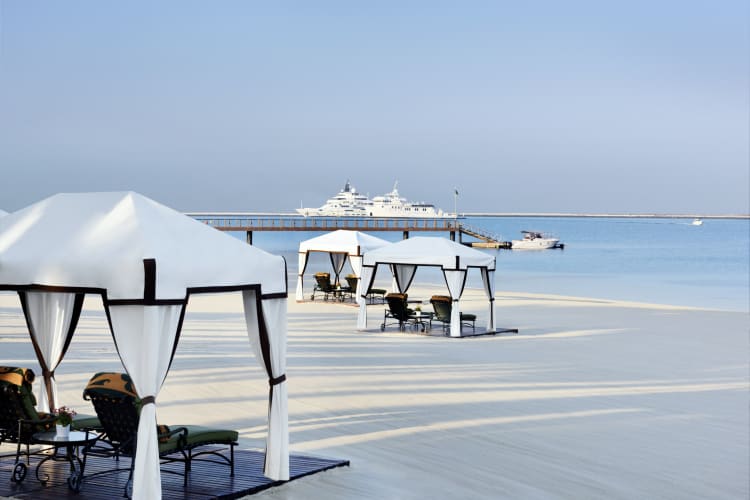 Private beach